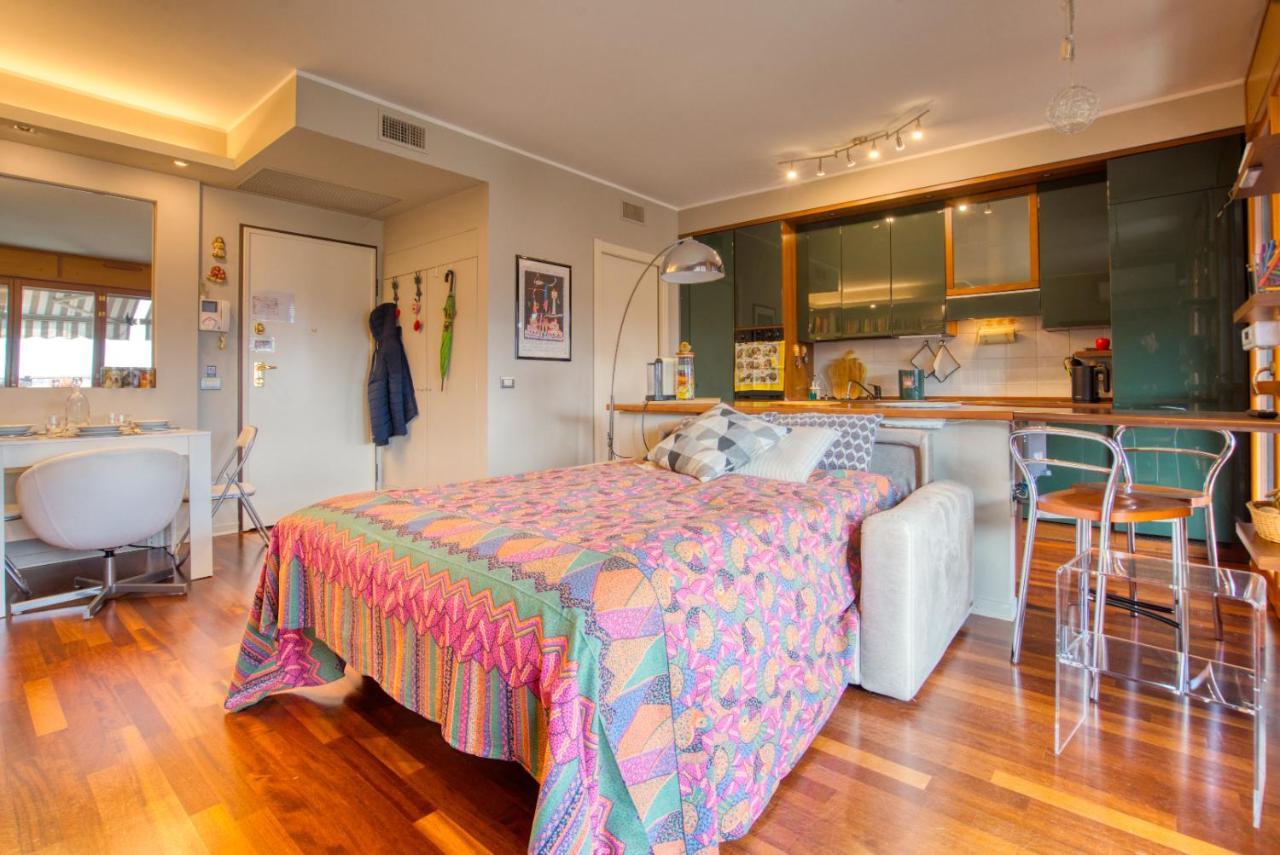 Caseospitali - Casa Di Bibi, Colorato Ed Elegante Bilocale Vicino Al Naviglio Martesana Per 4 Vimodrone Exterior foto